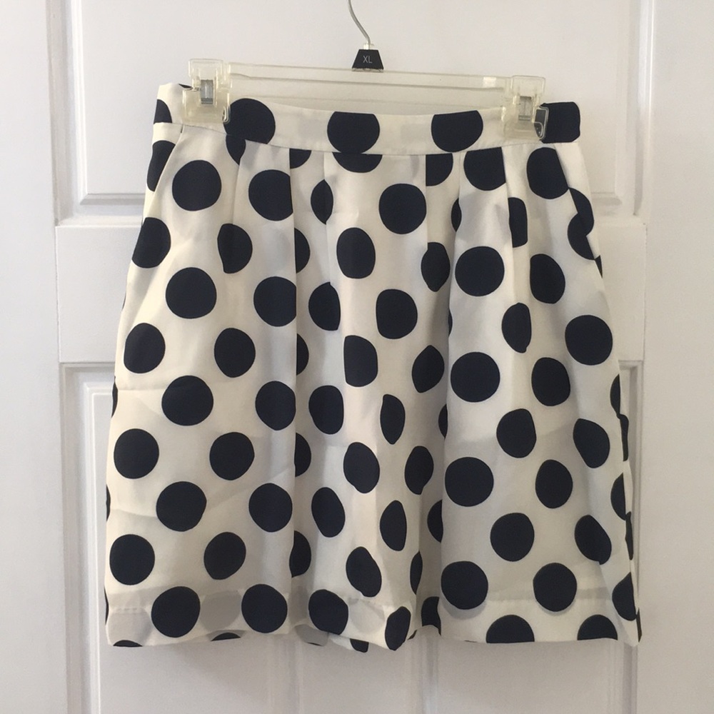 J Crew Polkadot skirt